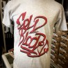 T-Shirt Cold Blooded Red on Grey