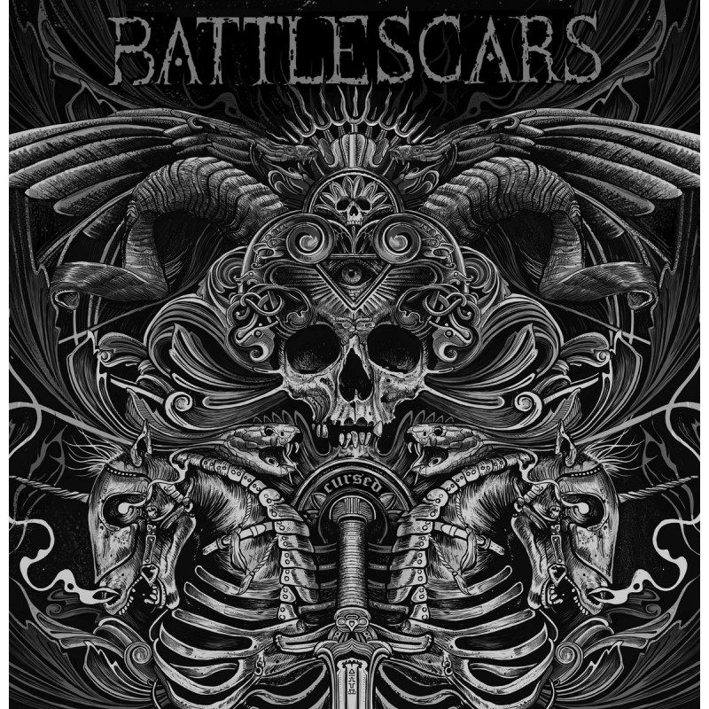 Battlescars - "Cursed" - LP (Gold Vinyl)