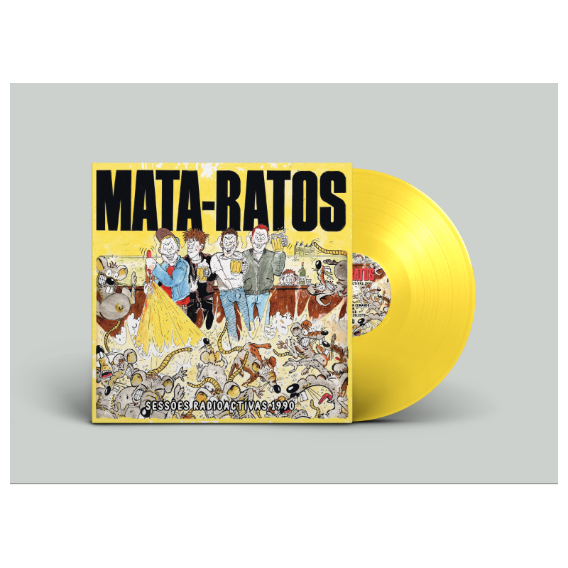 Mata-Ratos – “Sessões Radioactivas 1990″ – LP yellow