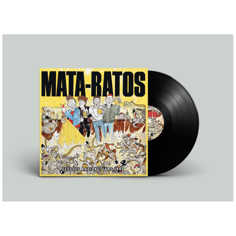 Mata-Ratos – “Sessões Radioactivas 1990″ – LP black