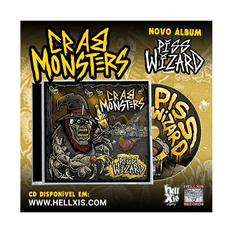 Crab Monsters "Piss Wizard" CD