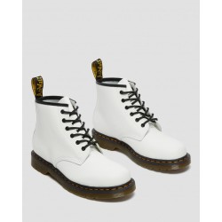 Dr.Martens 101 YS White Smooth 6-Eye Boots