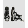 1460 Black with White Polka Dot Smooth Leather