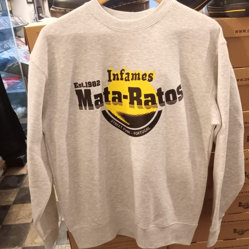 Mata-Ratos - "Infames DM" - Sweatshirt Grey