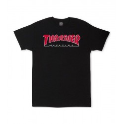 Thrasher Magazine Outlined T-Shirt Black