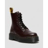Dr.Martens Jadon Burgundy Smooth Leather Platform Boots