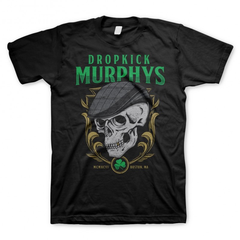 Dropkick Murphys - "Skelly Skull" - T-Shirt