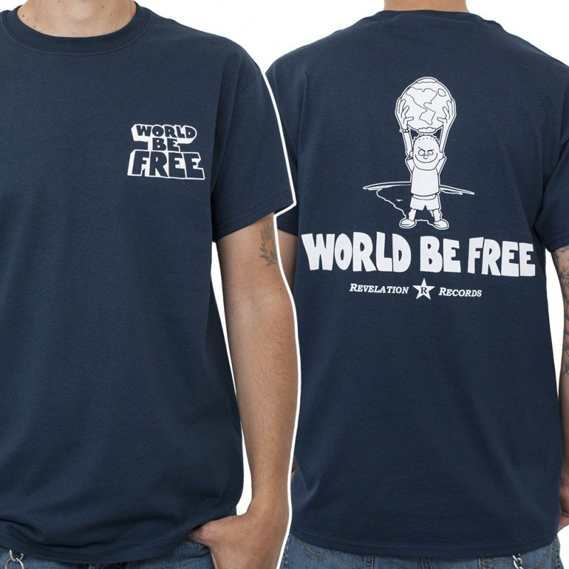 World Be Free - "OG Logo" T-Shirt Navy