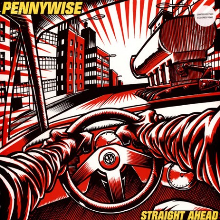 Pennywise "Straight Ahead" Red / Black Galaxy Vinyl Edition