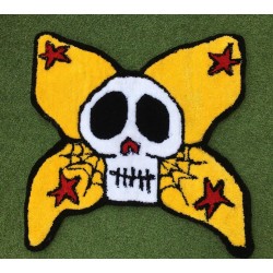 Trust On One - "Skull Butterfly" - Tufted Handmade Rug