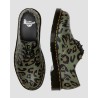Dr.Martens 1461 Distorted Leopard Print Shoes Khaki Green