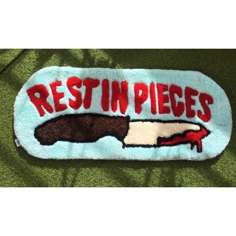 Trust No One - "Rest In Pieces" - Tufted Handmade Rug