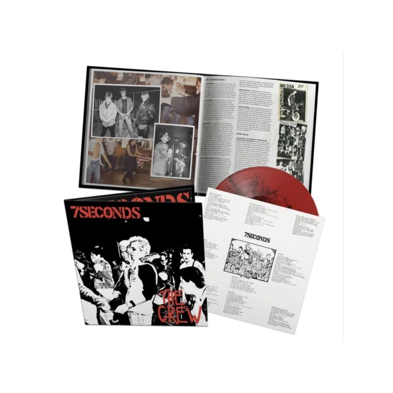 7 Seconds - "The Crew" - LP (Deluxe Ed. Red & Black Vinyl)