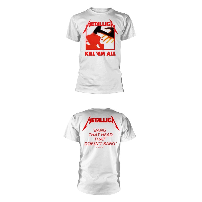 Metallica - "Kill 'Em All" - T-Shirt White