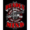 Deadly Mind - "Make Bridges, Not Walls" - T-Shirt Black w/back print