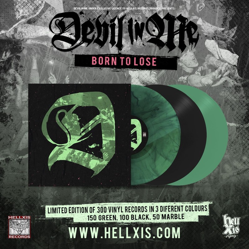 Devil In Me - "Born To Lose" - LP Vinyl (3 colours available)