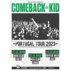 Comeback Kid - 22 Maio 2023 - Hard Club - Porto bilhete electrónico