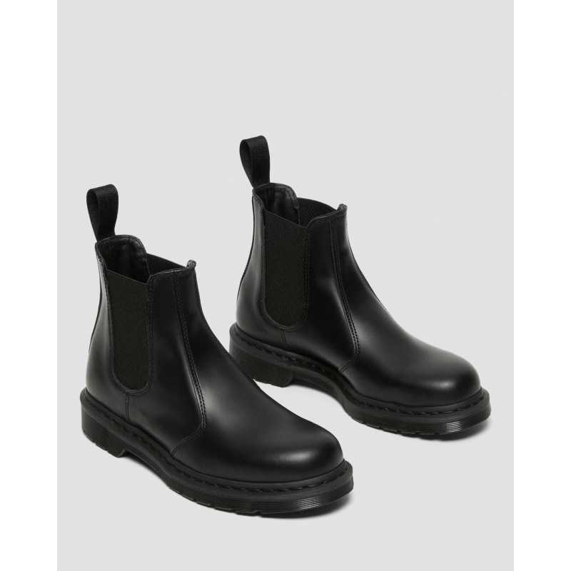 Dr.Martens 2976 Mono Black Chelsea Boots Smooth Leather