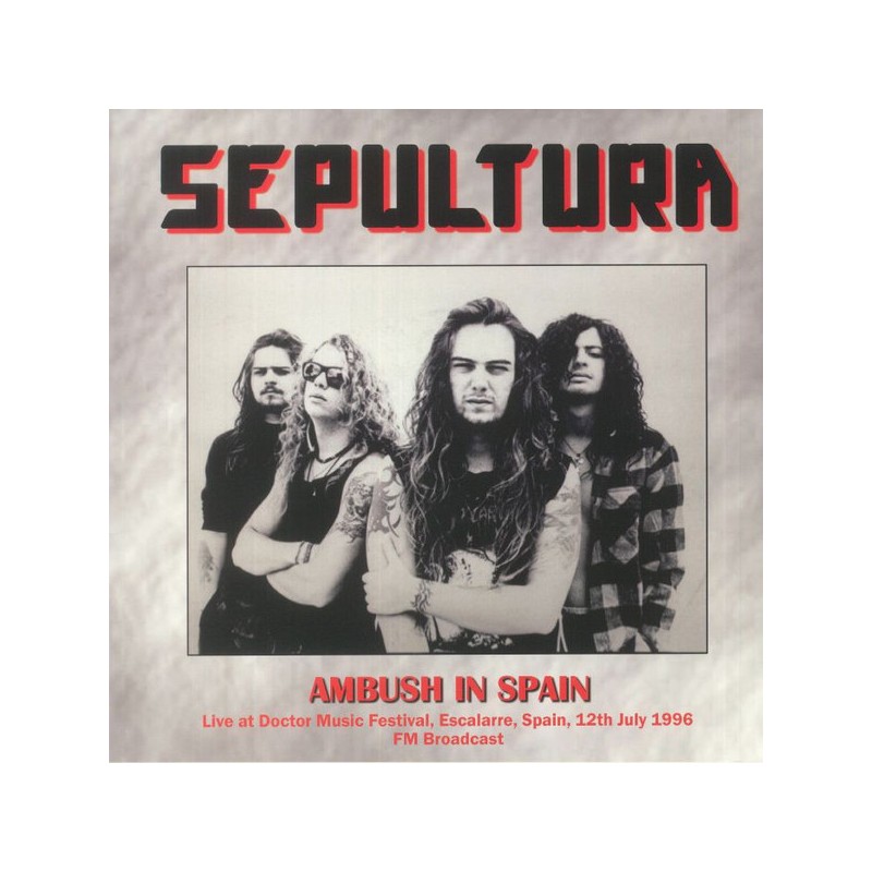 Sepultura "Ambush In Spain - Live at Doctor Music Festival, Spain, 1996" Vinyl 12"