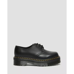 Dr.Martens 1461 Quad Smooth Leather Plaftorm Shoes Black