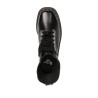 Dr.Martens 1490 Quad Squared Black Polished Smooth Leather 10-Eye Boots