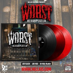 WORST "Resurrected" Vinyl RED / BLACK Limited Edition c/ CD