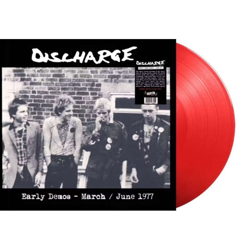 Discharge "Early Demos March / June 1977" Red Vinyl