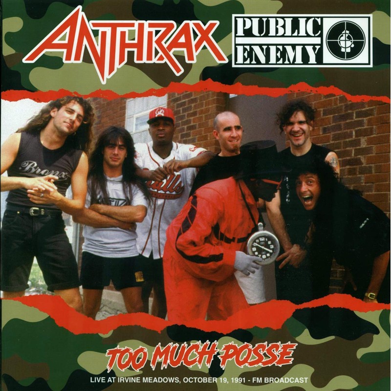 Anthrax / Public Enemy "Too Much Posse - Live 1991" 12" Vinyl