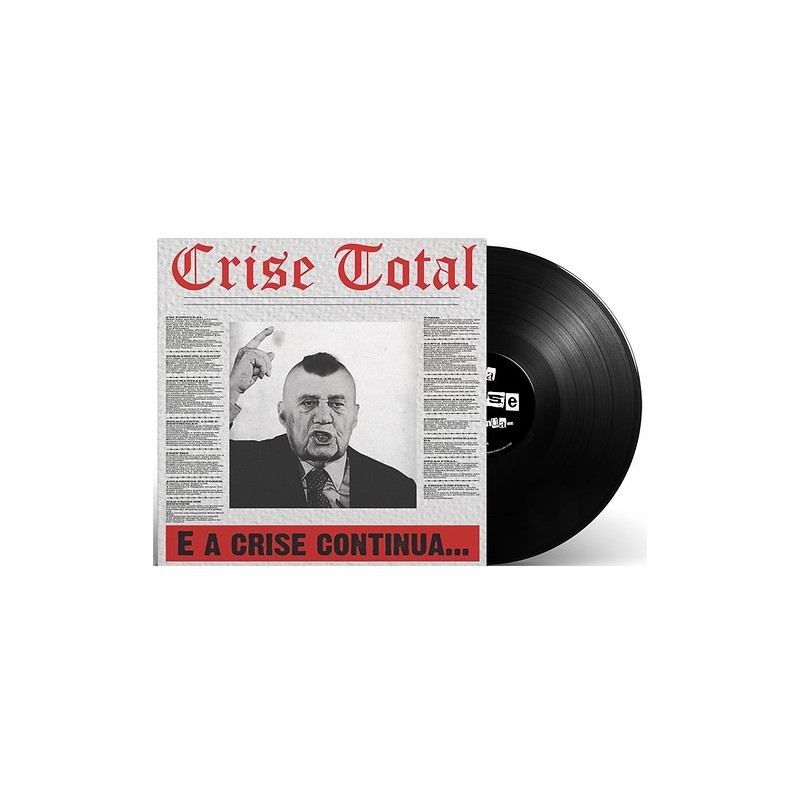 Crise Total "E a Crise Continua..." LP Vinyl Soares Edition