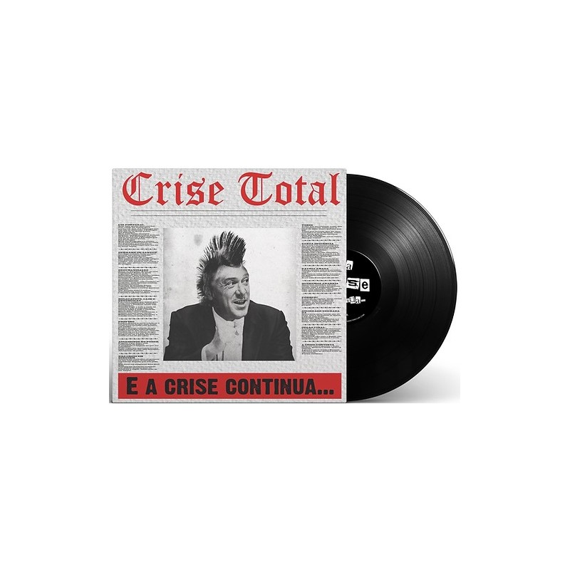 Crise Total "E a Crise Continua..." LP Vinyl Sócrates Edition
