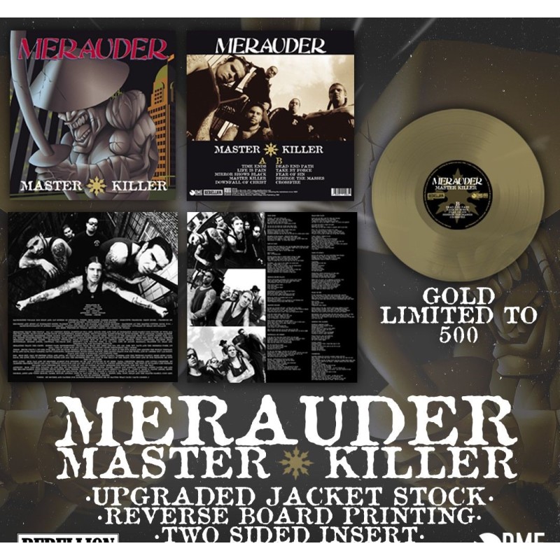 Merauder "Master Killer" 2023 Repress Gold Vinyl