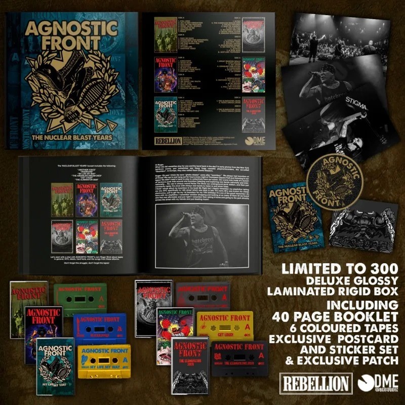AGNOSTIC FRONT "The Nuclear Blast Years" 6 TAPE BOXSET