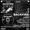 Backfire! "Live at CBGB's" Bonus Tracks CD