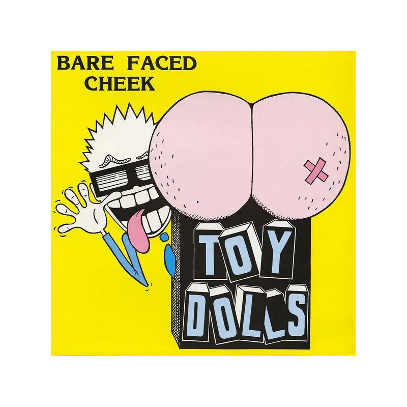 Toy Dolls "Bare Faced Cheek" LP Vinyl (Blue)