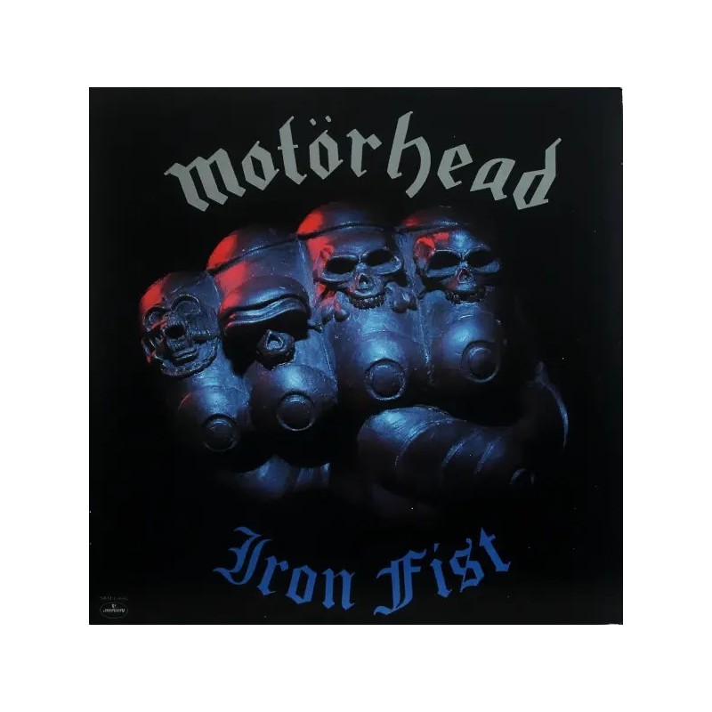 Motörhead - "Iron Fist" - LP Vinyl (Black & Blue swirl)
