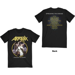 Anthrax "Spreading The Disease Track List" T-Shirt