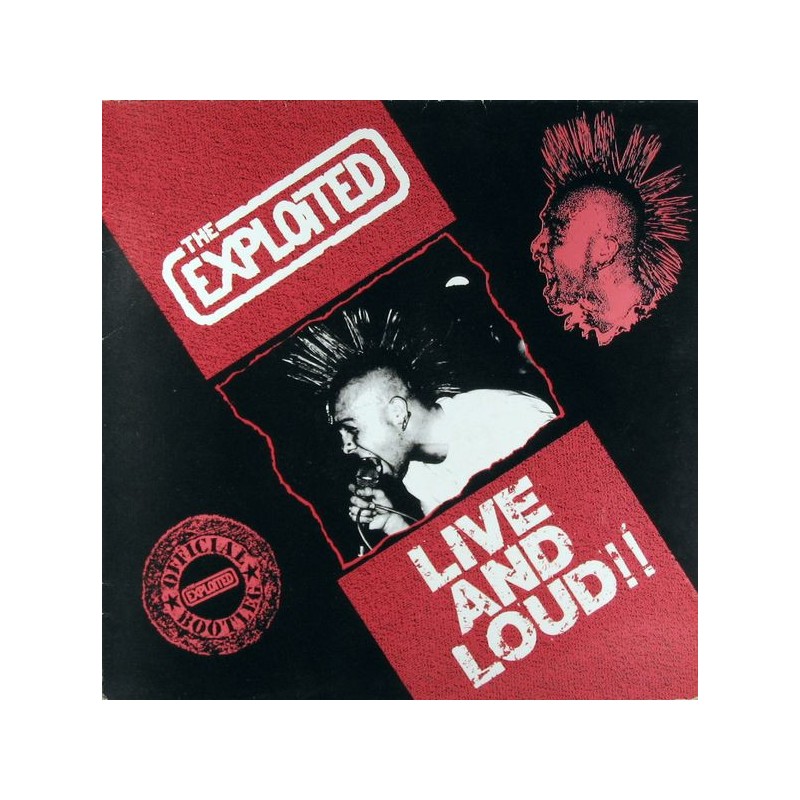 Exploited, The "Live and Loud" LP Vinyl