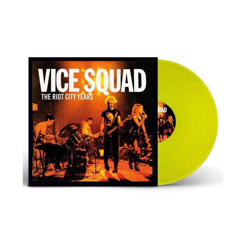 Vice Squad "The Riot Years" LP (Yellow Vinyl)
