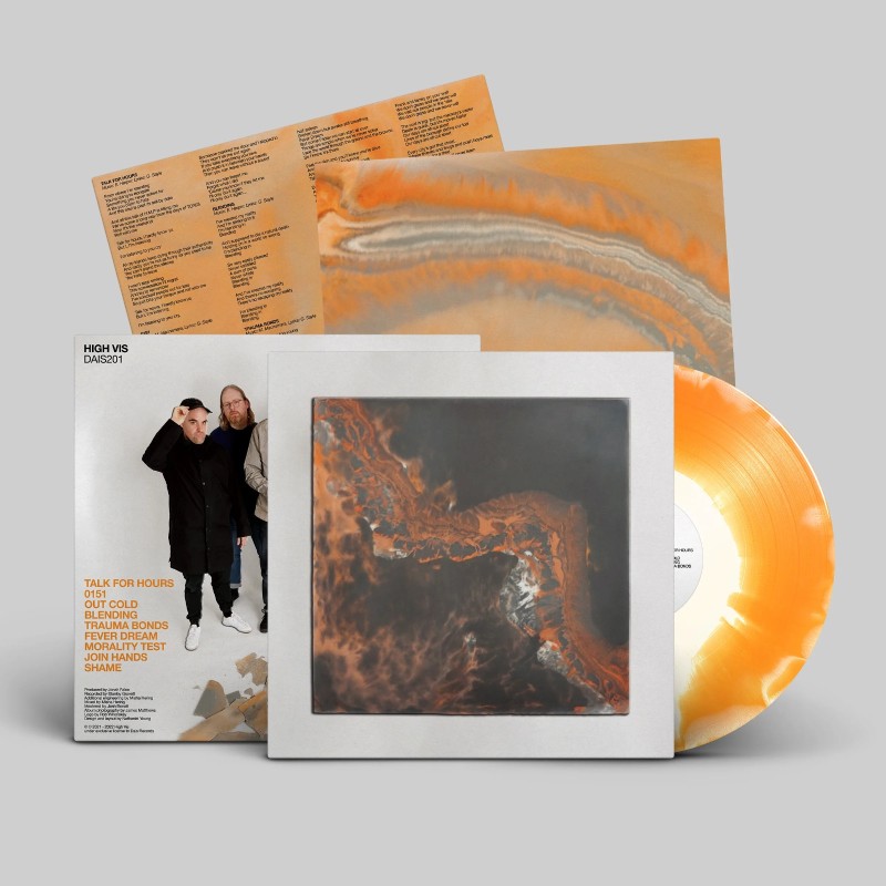 High Vis "Blending" LP Vinyl (White and Orange)