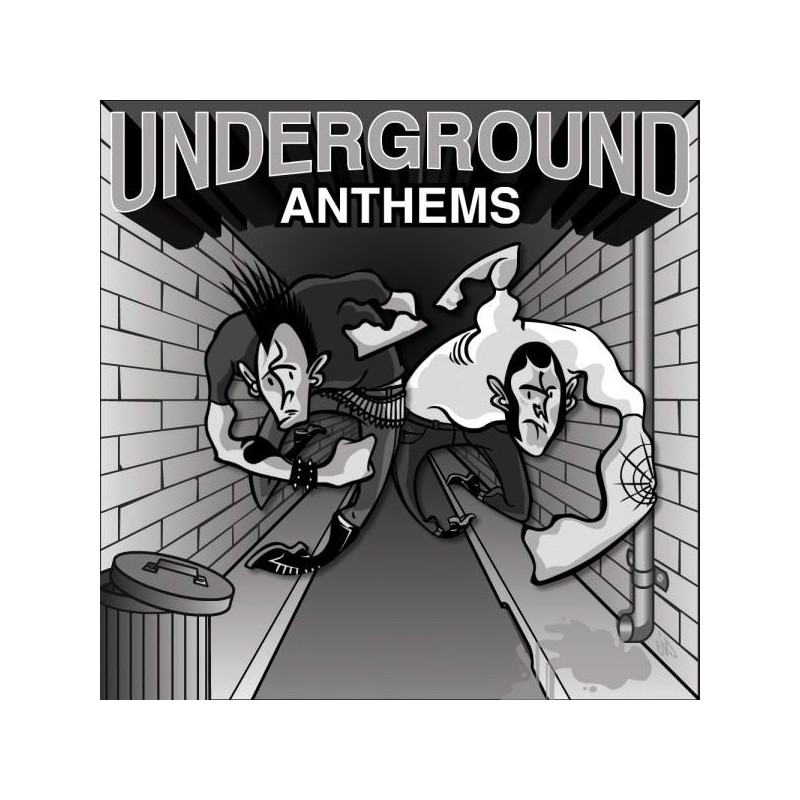 Decreto 77 / Albert Fish / Red Union / Ultima Sacudida ‎– "Underground Anthems" - Split 7"