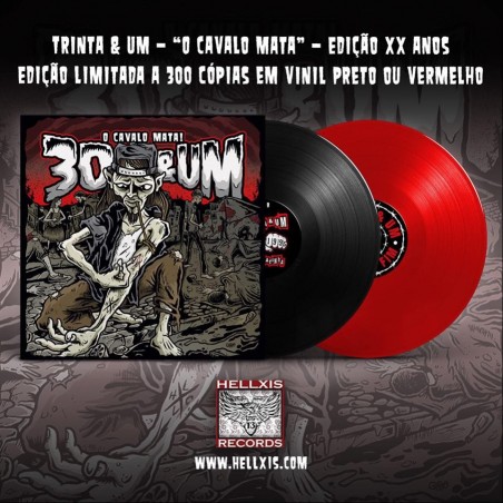 Trinta & Um – “O Cavalo Mata” – Edição XX anos – LP Black